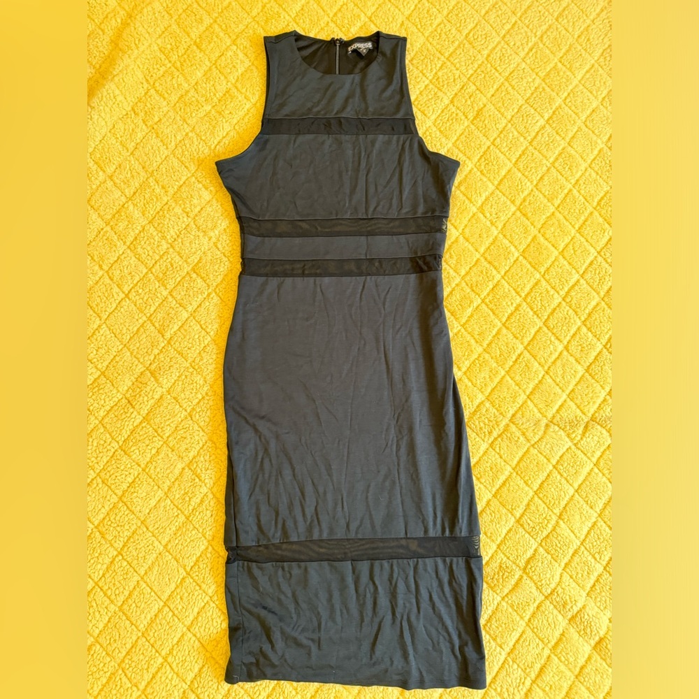 Express sheer black maxi dress | Women’s Small
